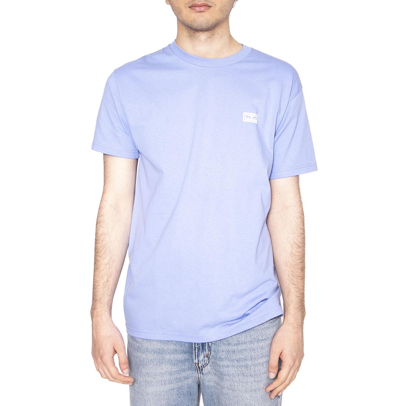 Obey Eyes 3 Tee Purple - Maglietta Girocollo Uomo Viola 165261826-DIV  OBEY 