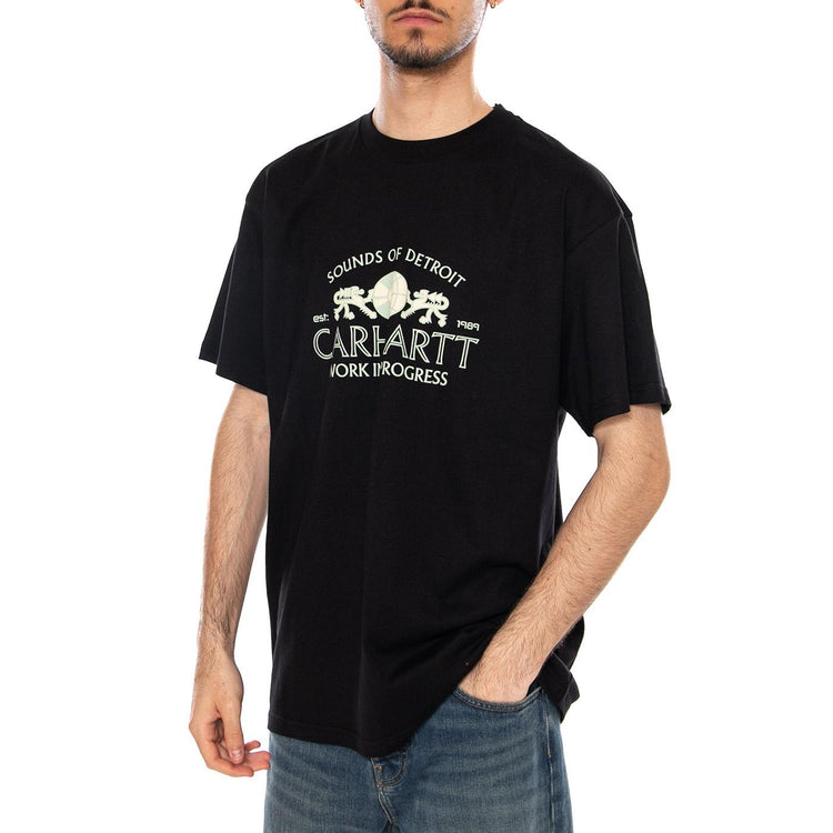 S/S Gatecrasher T-Shirt Black - Maglietta Girocollo Uomo Nera I035481.89XX . CARHARTT WIP 