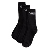 Classic Crew Rox Black - Lot de 3 Paires de Chaussettes Noires ACCESSOIRES VANS