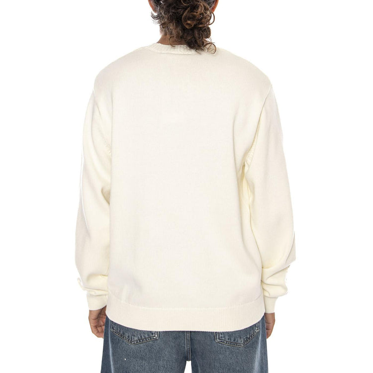 DECK SWEATER WAX / BLACK - Maglione Girocollo Uomo Crema I036847 0D3XX CARHARTT WIP 