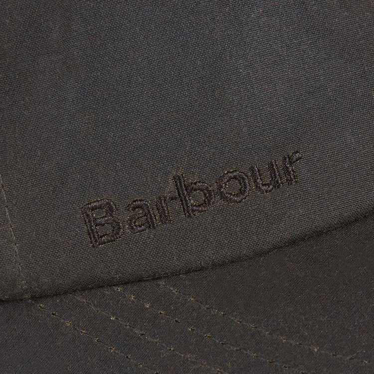Wax Sports Cap Olive - Cappellino con Visiera Marrone FW22-MHA0005-OL71 . BARBOUR 
