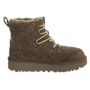 W Classic Alpine Lace-Up Hickory - Stivali Donna Marroni UGSCALPLHCK1158271W  UGG 