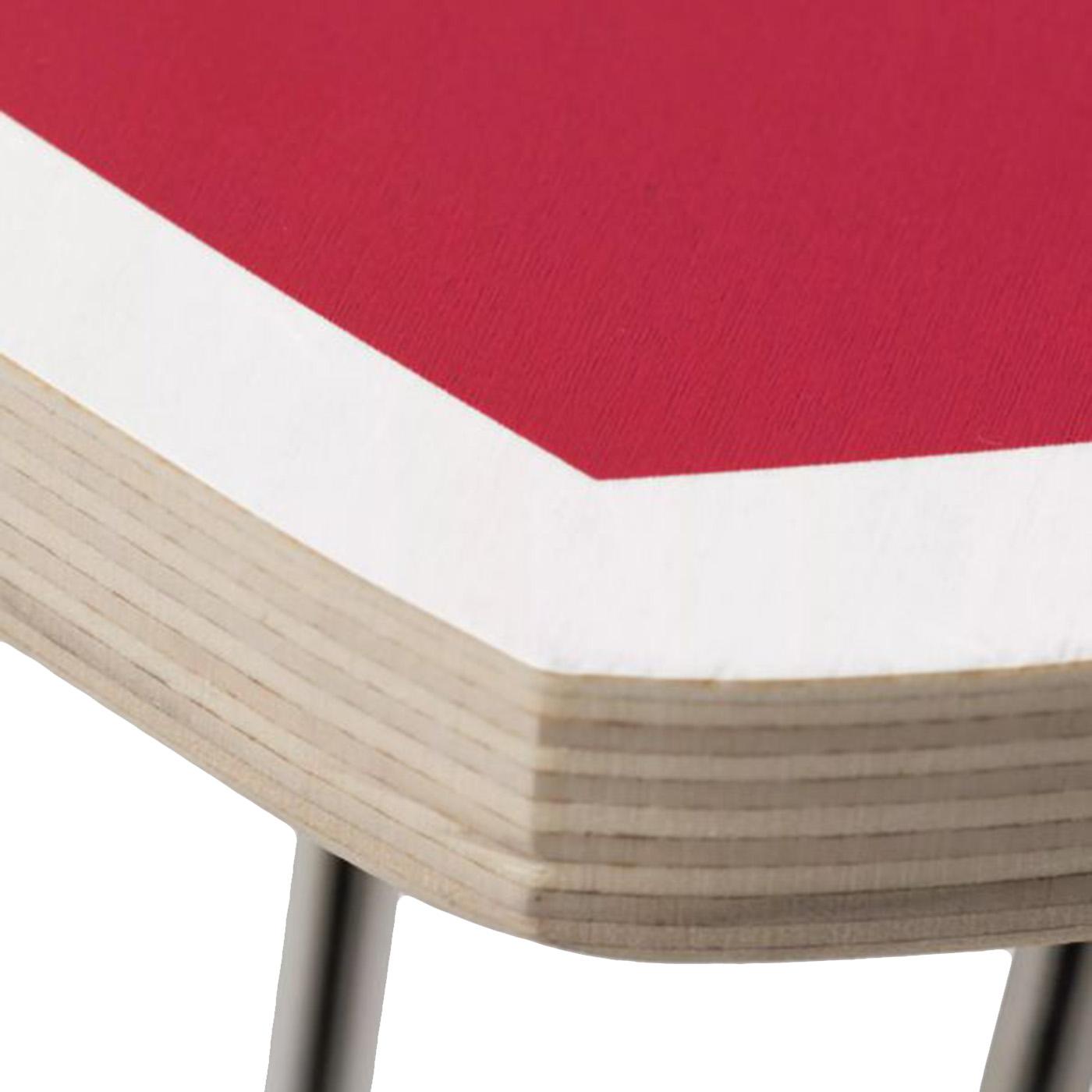 Heart Folding Table Scarlet / White - Tavolino con Logo e Gambe Pieghevoli Rosso I035830.3FXXX  CARHARTT WIP 