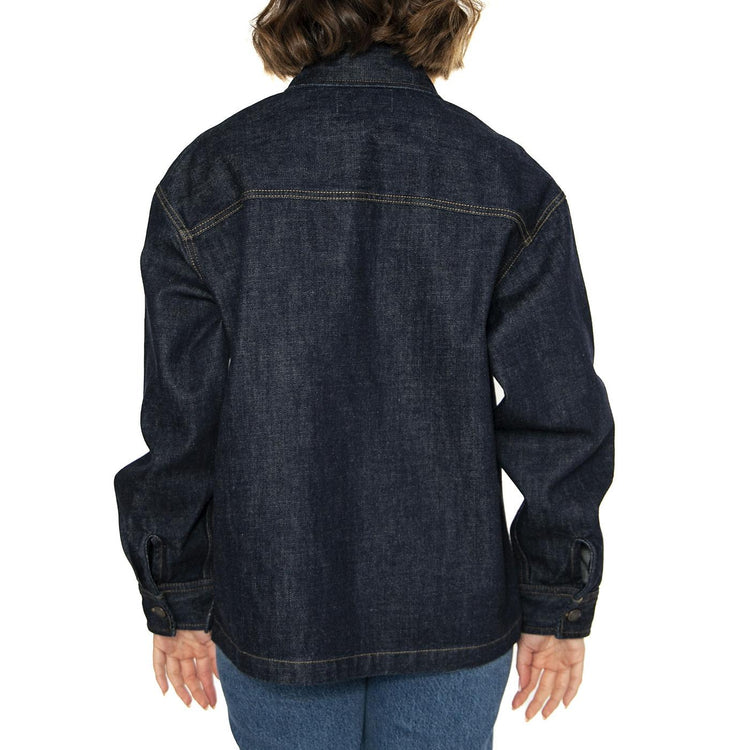 W' Lovilia Shirt Jac Blue - Camicia / Giacca Donna Denim Jeans Blu I034461.0102  CARHARTT WIP 