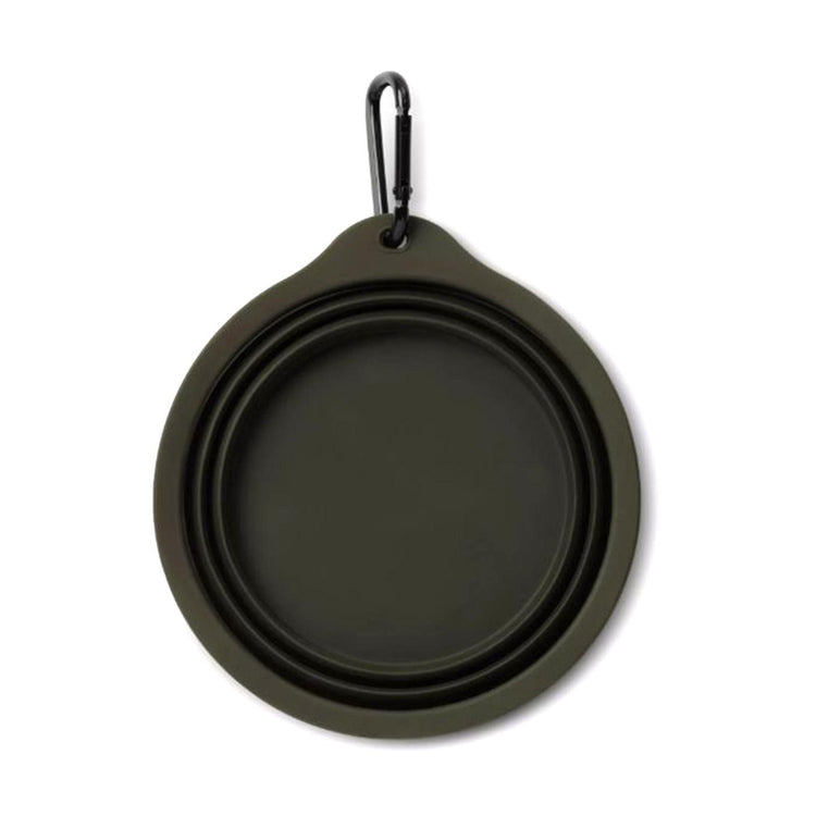 Wild Dog Foldable Bowl Olive / Wax - Ciotola per Cani in Silicone I035847.3DDXX  CARHARTT WIP 