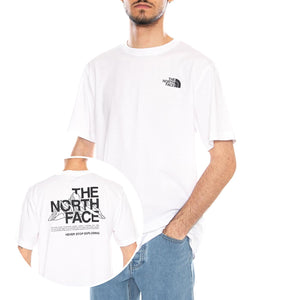 M MNT SKTCH RG SS T TNF White - Maglietta Girocollo Uomo Bianca NF0A8GUZ FN41 THE NORTH FACE 