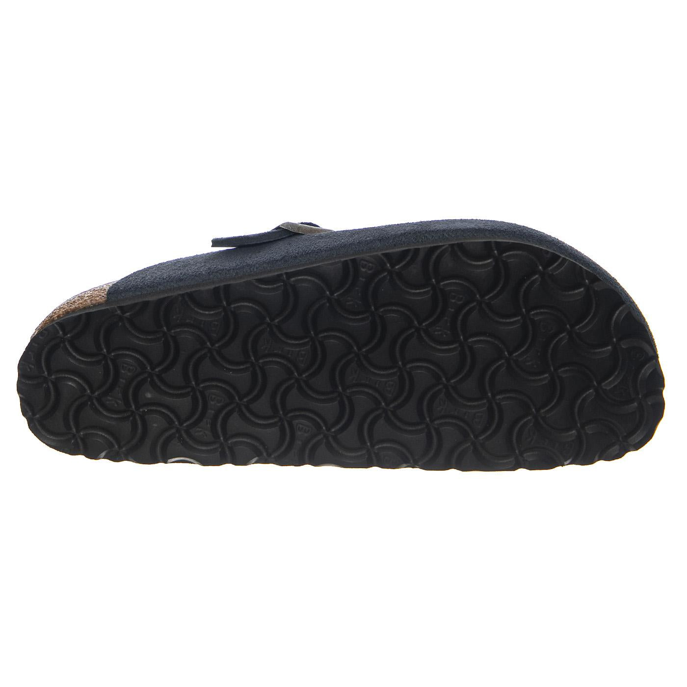 Boston New Navy, Suede Leather - Sandali Uomo Blu 1030902 . BIRKENSTOCK 
