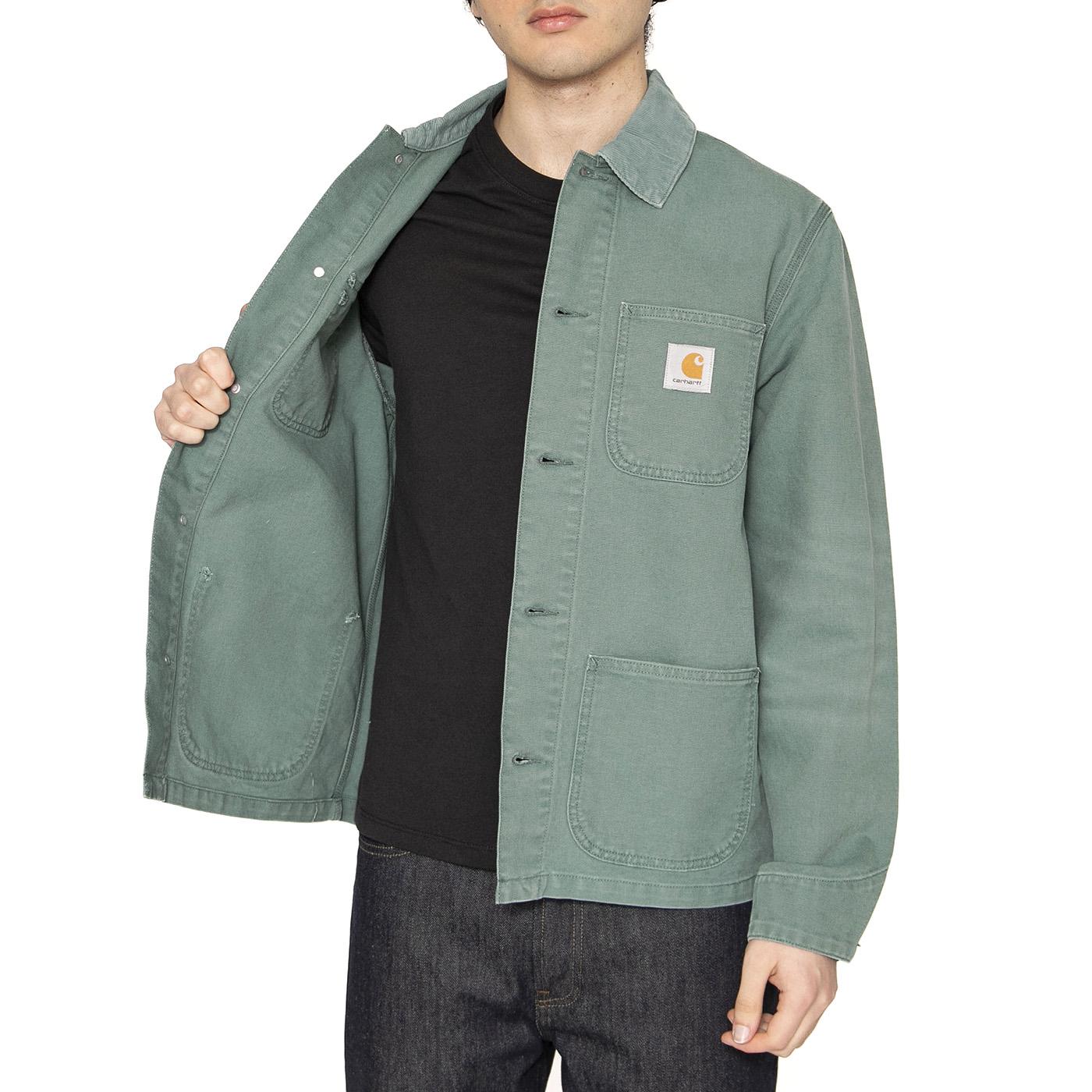 Michigan Coat Silver Pine / Silver Pine - Giacca Uomo Verde I034787.2R84O  CARHARTT WIP 