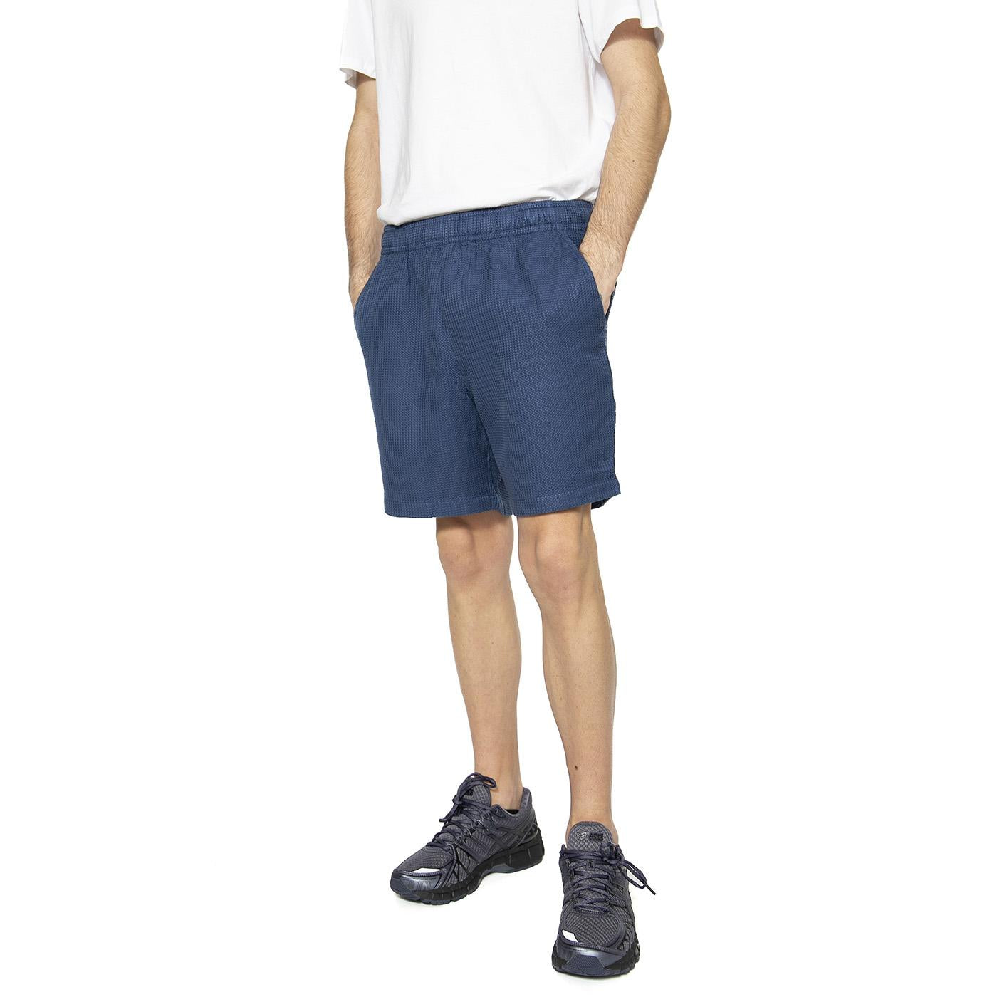 Redwald Textured Waf Cold Metal - Bemruda Uomo Blu F4HSF005436  FARAH 