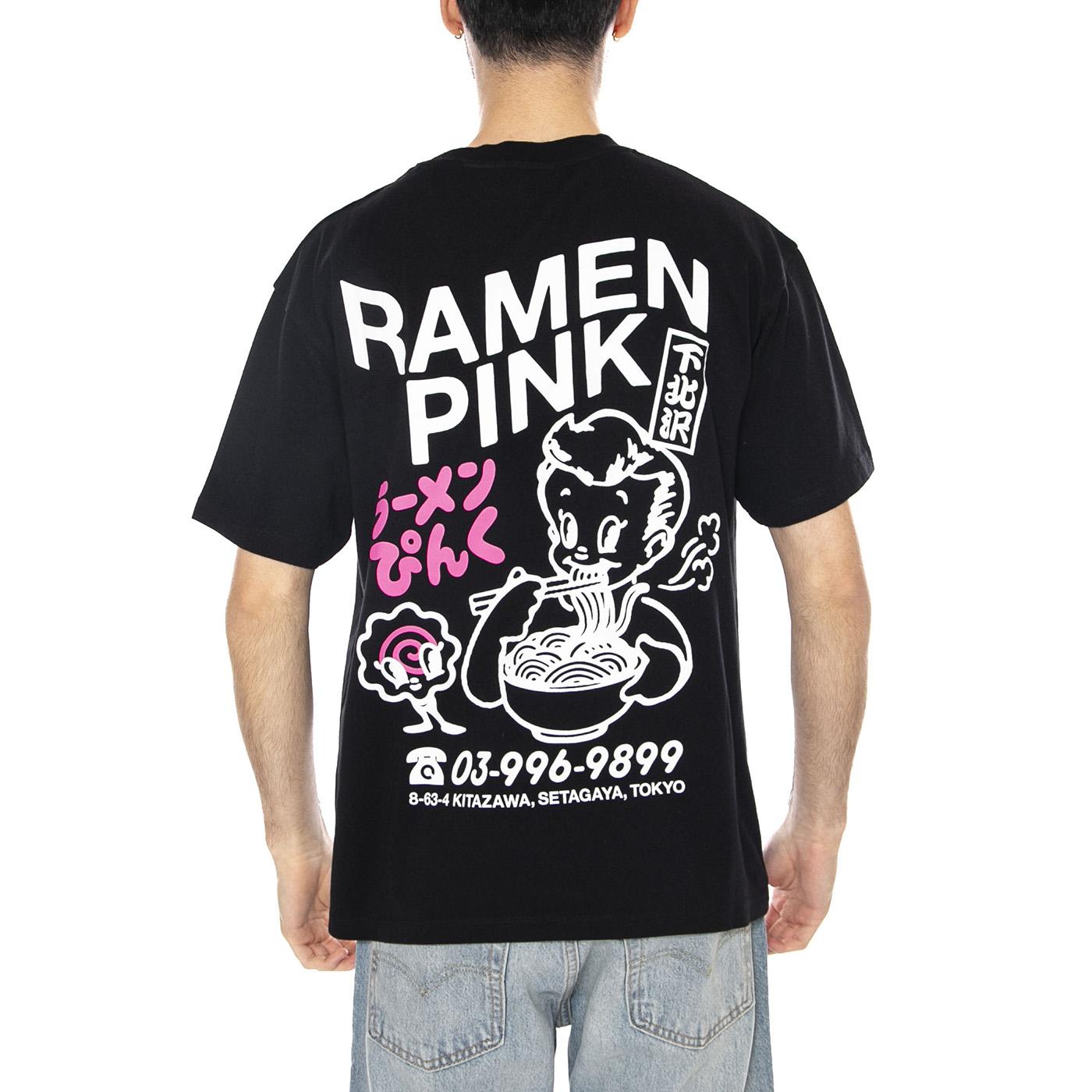 RAMEN PINK TS - Maglietta Girocollo Uomo Nera I036627.89.67. 89,67 EDWIN 