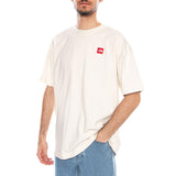 M TNF RB S/S Tee White Dune - T-shirt Girocollo Uomo Beige THE NORTH FACE