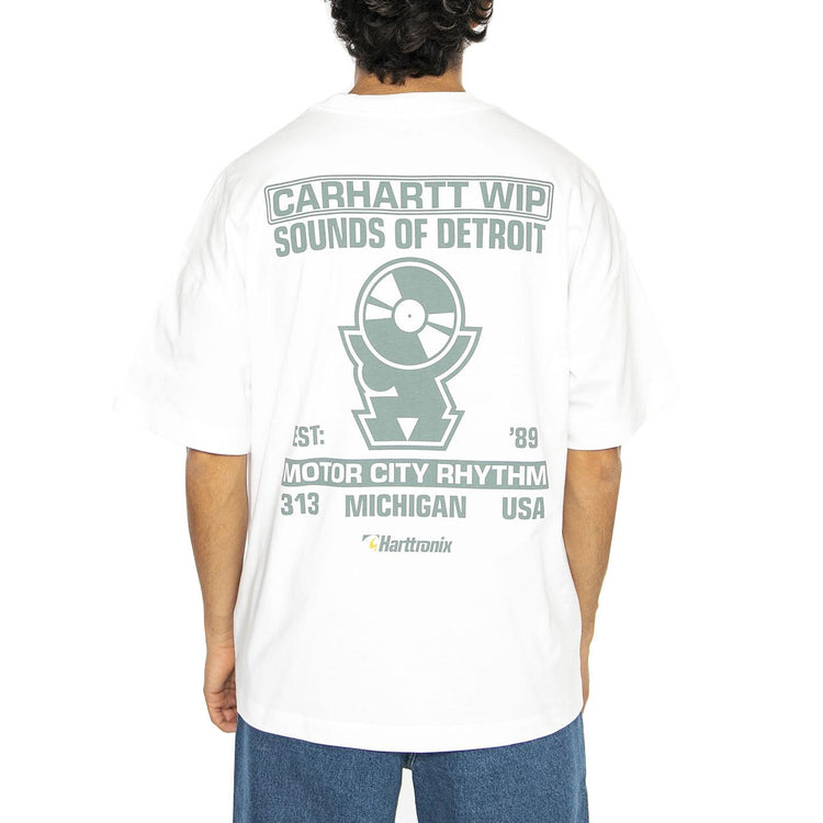 S/S Harttronix T-Shirt White - Maglietta Girocollo Uomo Bianca I034395.02XX  CARHARTT WIP 