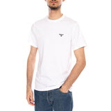 ESSENTIAL SPORTS TEE - T-shirt Col Rond Homme Blanc Homme BARBOUR
