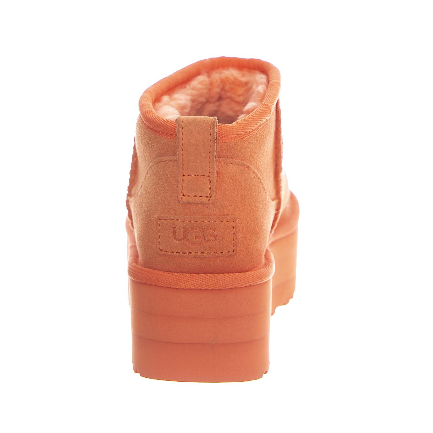 W Classic Ultra Mini Platform Vibrant Coral - Stivali Donna Arancioni UGSCLUMPVCRL1135092W  UGG 