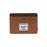 CHARLIE CARDHOLDER RUBBER CHICORY COFFEE - Porte-cartes Marron  ACCESSOIRES HERSCHEL