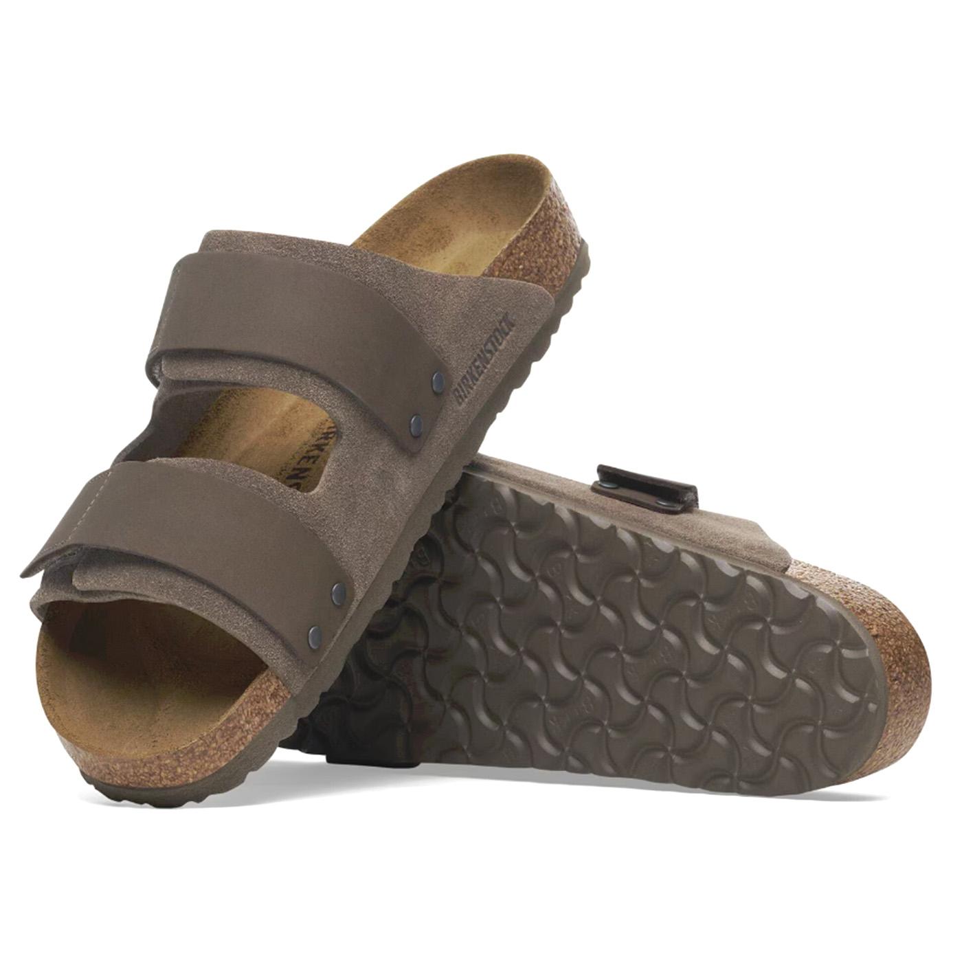 Uji Concrete Gray, Suede Leather / Nubuck - Sandali Uomo Grigi 1029259  BIRKENSTOCK 