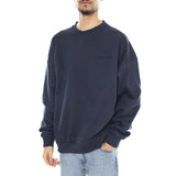 Embroidered Heavy Weight Crew -- Sweatshirt Homme Washed Navy Bleu Homme BRIXTON