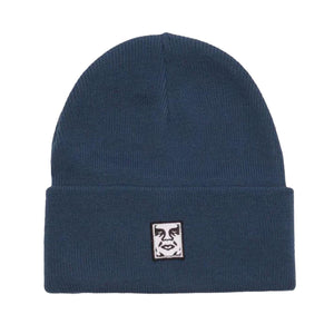 Icon Patch Cuff Beanie - Cappellino in Maglia Rasata Viola 100030198 LGB OBEY 