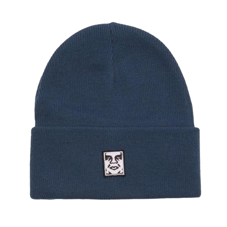 Icon Patch Cuff Beanie - Cappellino in Maglia Rasata Viola 100030198 LGB OBEY 