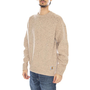 Anglistic Sweater Speckled Fleur de Sel - Maglione Girocollo Uomo Beige I010977.3AUXX . CARHARTT WIP 
