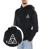 HUF Set TT P/O Hoodie -- Sweatshirt Homme Capuche Noire Homme HUF