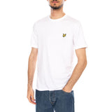 Plain - T-shirt Crewneck Homme Blanc  Homme LYLE & SCOTT