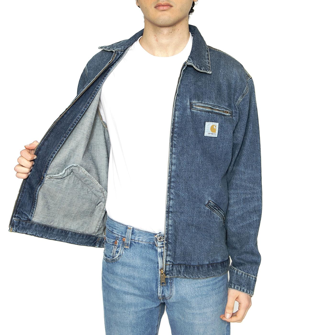 OG Detroit Jacket Blue - Giacca Denim Jeans Uomo Blu I034870.014L  CARHARTT WIP 