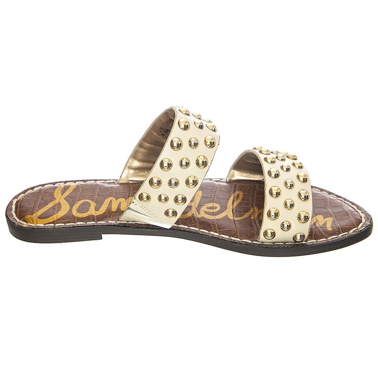 GIANETTA - Sandali Bassi con Borchie Donna Beige SESGIANET-H6058L1100 . SAM EDELMAN 