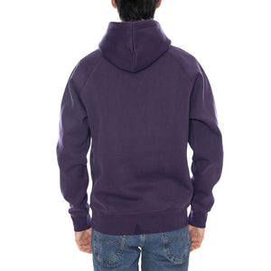Hooded Chase Sweat Lokers / Gold - Felpa con Cappuccio Uomo Viola I033661.37YXX . CARHARTT WIP 