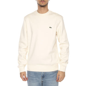 Sweatshirt XFJ White - Felpa Girocollo Uomo Bianca SH9608-XFJ  LACOSTE 