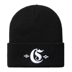 Greatest Hits Beanie Black / Wax - Cappellino a Cuffia Nero I034367.K02XX  CARHARTT WIP 