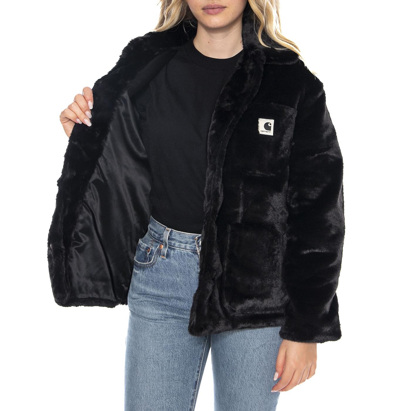 W Olney Michigan Coat - Nero - Cappotto Donna I035320_89_XX . CARHARTT WIP 