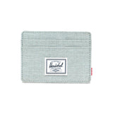 Charlie Cardholder Iceberg Green Crosshatch - Porte-carte Verde ACCESSORI HERSCHEL