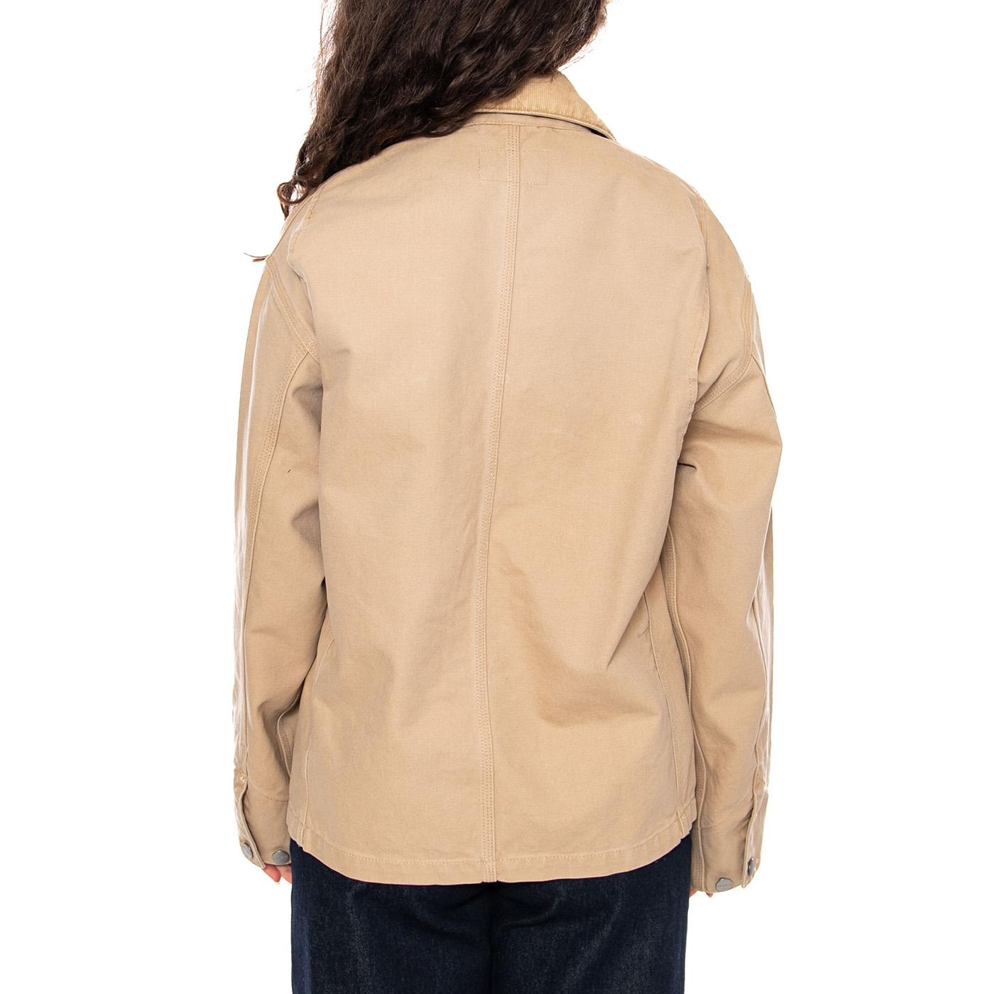 W' OG Michigan Coat - Giacca Donna Beige I034843 0ME4O CARHARTT WIP 