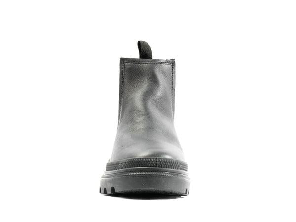 Pallatrooper Chelsea Black / Black - Scarpe Profilo Alto Donna Nere PAS98915-001-M  PALLADIUM 