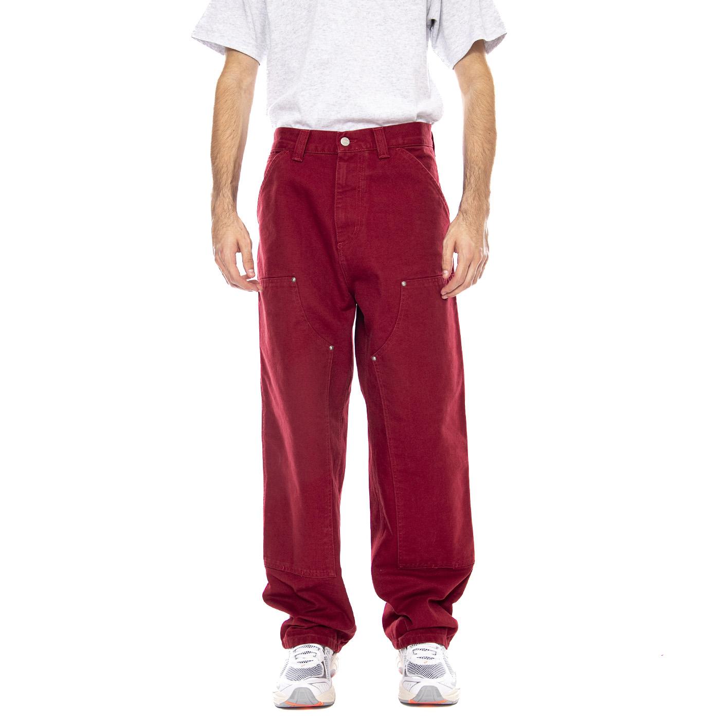 OG Double Knee Pant Scarlet - Pantaloni Uomo Bordeaux I035638.H806 . CARHARTT WIP 
