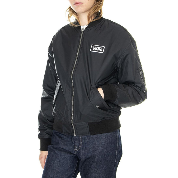 Crew Pilot Jacket Black - Giacca Invernale Donna Nera VN0A7RMNBLK1  VANS 