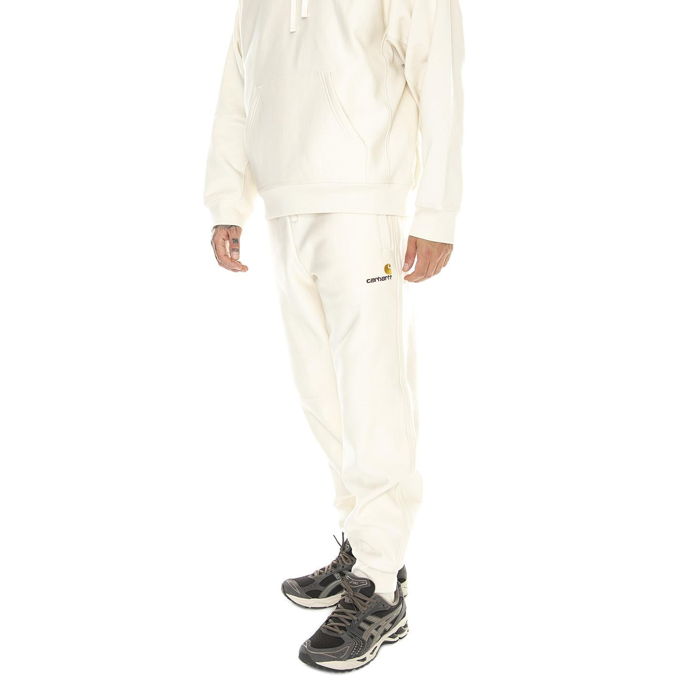 American Script Jogging Pant Natural - Pantalopni Uomo Bianchi I027042.05XX . CARHARTT WIP 
