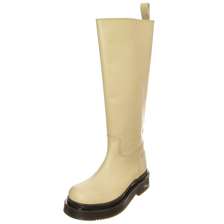 BOOT 20 GREASY MILK - Stivali al Ginocchio Donna Beige BTSTBOOT20-MLG . MR BOOTS 