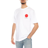 Japanese Sun TS White - T-Shirt Col Rond Homme Blanc EDWIN