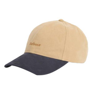 Langdale Cap Sandstone/Navy - Cappellino con Visiera Beige / Blu MHA0934 SN15 BARBOUR 