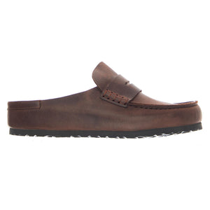 Naples Wrapped Oiled Leather Narrow Fit Habana - Mocassini Uomo Marroni 1029700 HBN BIRKENSTOCK 