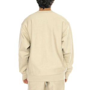 American Script Sweat Fleur De Sel - Felpa Girocollo Uomo Beige I025475.2LPXX  CARHARTT WIP 