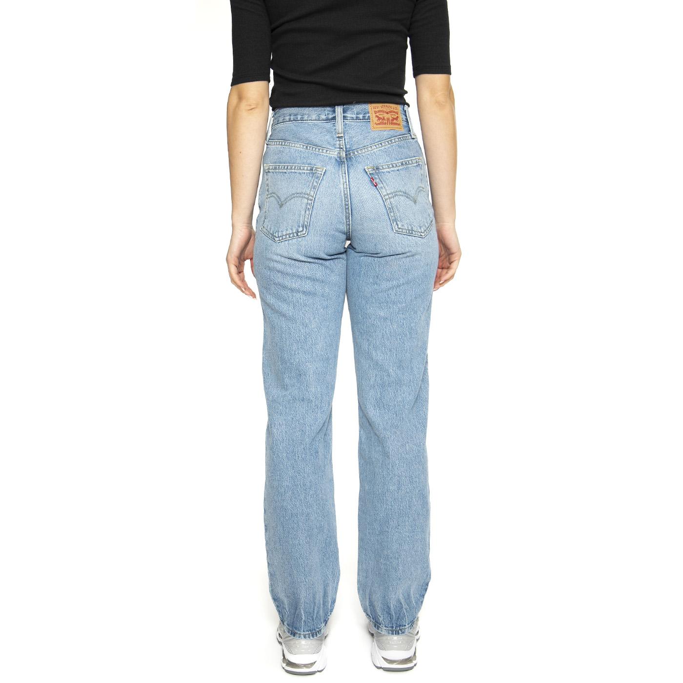 94 Baggy Med Indigo Worn In - Pantaloni Denim Jeans Donna Blu A3510-0035  LEVIS 