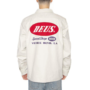 Tin Lizzie Shirt Dirty White - Camicia Uomo Beige DMP255932_DWH  DEUS EX MACHINA 