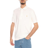 Polo Thornley Knitted Ecru - Homme Ecru FARAH