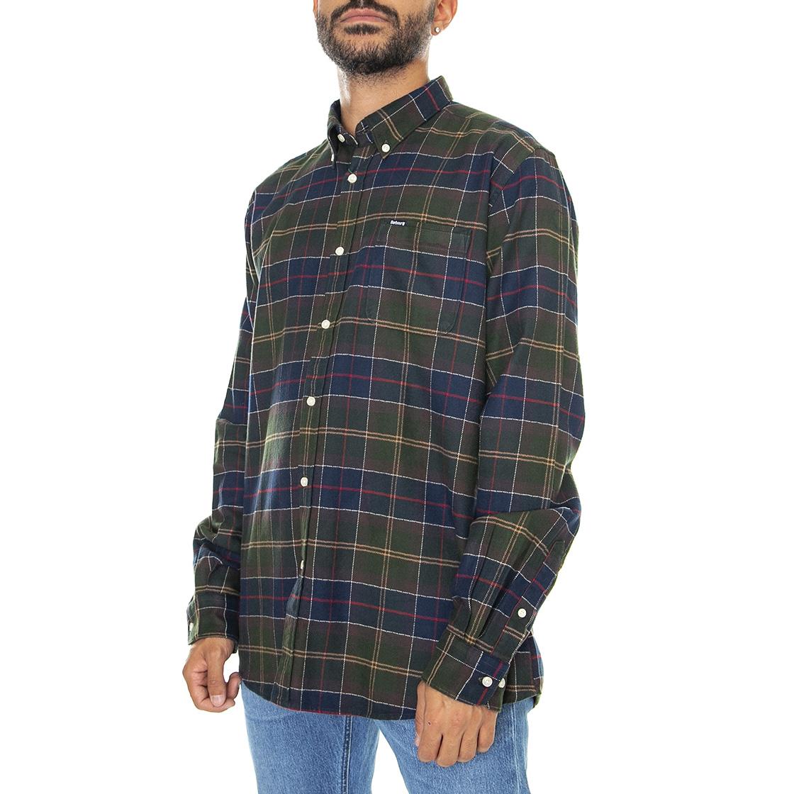 Keyloch Tailored Shirt Classic Tartan - Camicia Uomo Tartan Blu / Multicolore FW22-MSH5014-TN11 . BARBOUR 