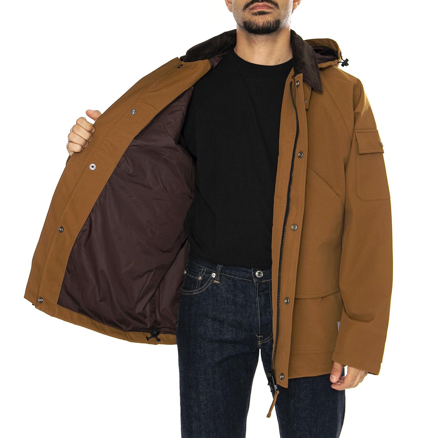 Clarton Jacket Hamilton Brown / Tobacco - Giacca Uomo Marrone I033871.00SXX  CARHARTT WIP 