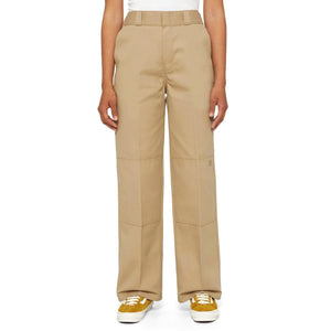 DOUBLE KNEE REC W KHAKI - Pantaloni Donna Beige DK0A4YW2KHK1 . DICKIES 