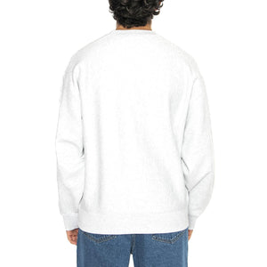 Label Script Sweat Ash Heather - Felpa Girocollo Uomo Grigia I034429.482XX  CARHARTT WIP 